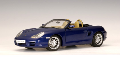 Модель 1:18 Porsche Boxster S 986 Cabriolet Facelift 2003 Blue