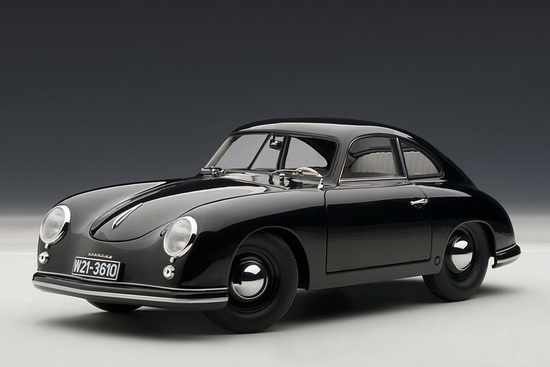 Модель 1:18 Porsche 356 Coupe ~FERDINAND~ - black
