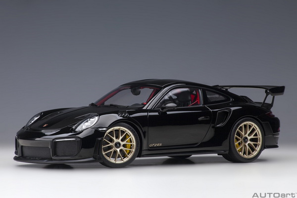 Модель 1:18 Porsche 911 (991.2) GT2 RS Weissach Package - 2019 - Black