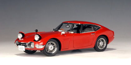 toyota 2000 gt coupe in red 78741 Модель 1:18