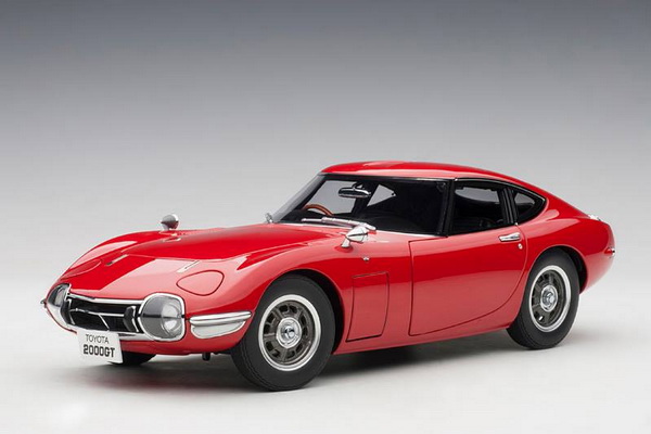 toyota 2000 gt coupe 1965 - red 78751 Модель 1:18
