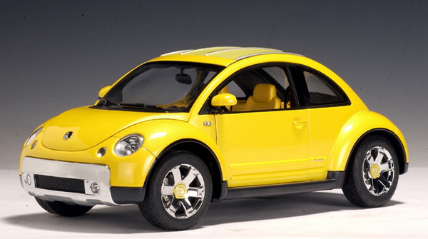 Модель 1:18 Volkswagen New Beetle Dune - yellow