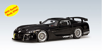 dodge viper competition car plain body version - black 80421 Модель 1:18