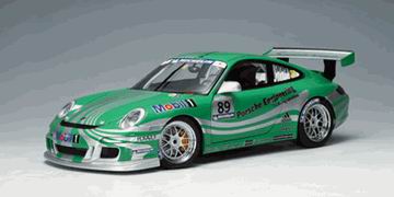 Модель 1:18 Porsche 911 (997) GT3 №89 Cup - green