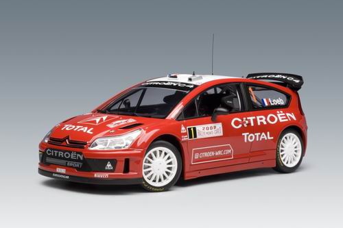 Модель 1:18 Citroen C4 WRC №1 Winner Rallye Monte-Carlo (Sebastian Loeb - Daniel Elena)