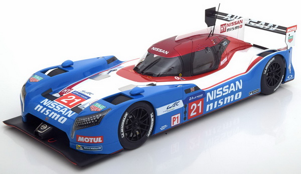 Nissan GT-R LM Nismo №21 24h Le Mans (Tsugio Matsuda - Mark Shulzhitskiy - Lucas Ordonez) 81579 Модель 1:18