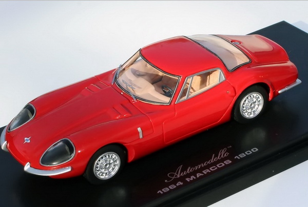 marcos 1800 lhd racing car show red 1964 AM43-MAR-180-LS Модель 1:43