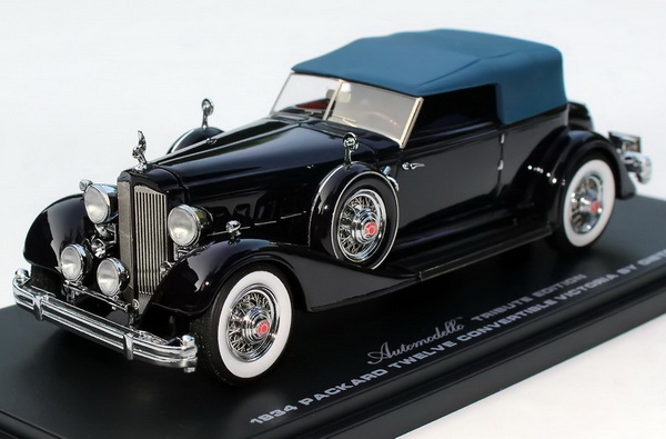 Модель 1:43 Packard Twelve Convertible Victoria by Dietrich - Tribute Edition Triple blue (L.E.150pcs)