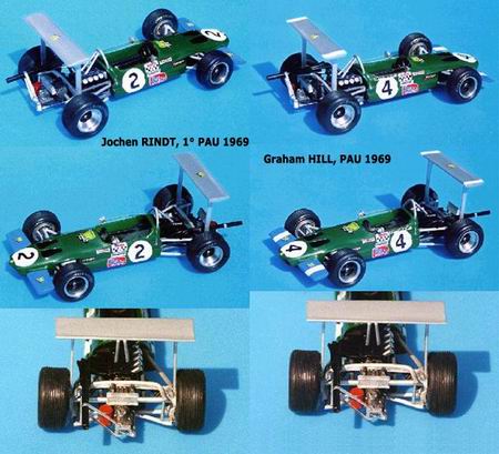 Модель 1:43 Lotus 59 F2, №2 - 4, 1°PAU (Karl Jochen Rindt - Graham Hill) (KIT)