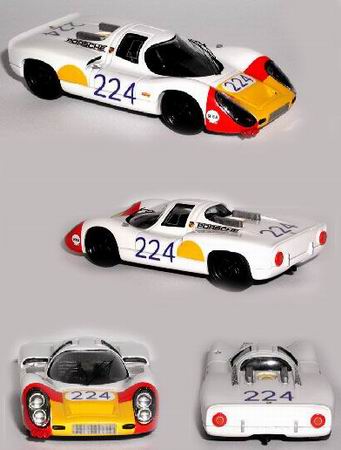 Модель 1:43 Porsche 907C №224 Winner Targa Florio (Vic Elford - Umberto Maglioli) (KIT)