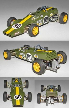 Модель 1:43 Lotus 61FF, Jim Russell Racing Drivers School №80-Dave Walker or №81-Mo Harness