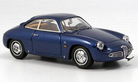 Модель 1:43 Alfa Romeo Giulietta SZ, blau-met., Strassenversion
