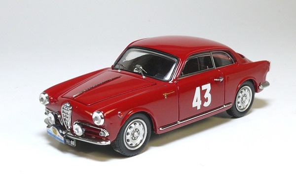 Модель 1:43 Alfa Romeo Giulietta SP Veloce Tour de France 1956 Schell-Vidilles