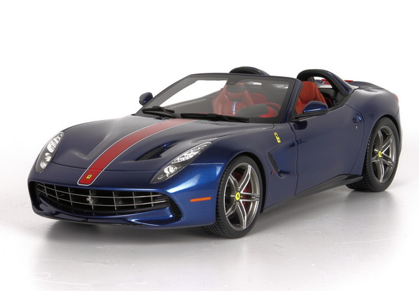 Модель 1:43 Ferrari F60 America Spider 2014 - 60th Anniversary USA - Blue nart met. (L.E.60pcs.)