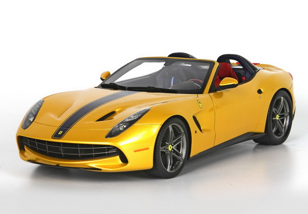 Модель 1:43 Ferrari F60 America Spider 60th Anniversary USA - giallo tristrato (L.E.60pcs.)
