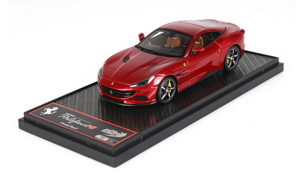 Модель 1:43 Ferrari Portofino M (Modificata) Spider Closed Roof 2020 - Rosso Fiorano