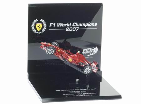 ferrari f2007 №6 winner gp brasile world champion (kimi raikkonen) - red met BBREX29 Модель 1:43