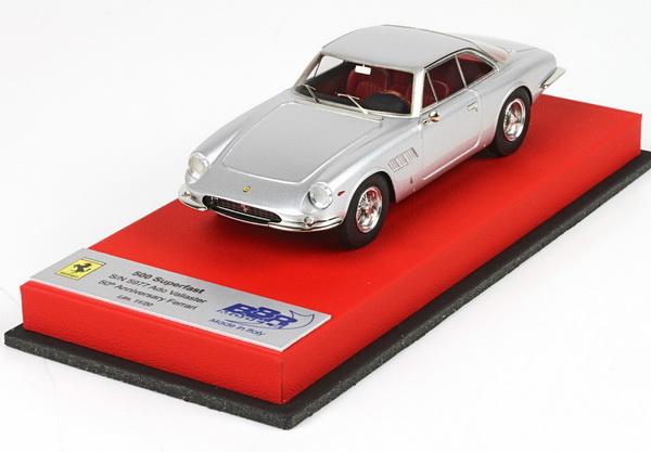 ferrari 500 sn5977 coupe superfast 1964 - personal car ado vallaster - red leather base (l.e. 20 pcs.) CAR31CLB Модель 1 43
