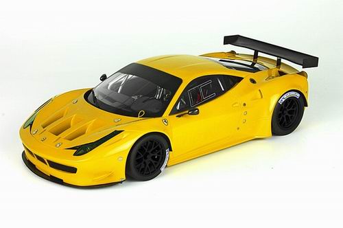 Модель 1:18 Ferrari 458 Italia GT2 - yellow (L.E.50pcs)