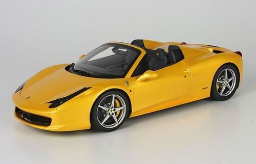Модель 1:18 Ferrari 458 Spider - Yellow (50pcs)