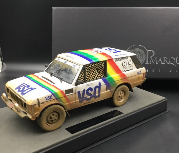 Модель 1:18 Range Rover №212 VSD Winner RALLY PARIS-Dakar (R.METGE - B.GIROUX) DIRTY VERSION