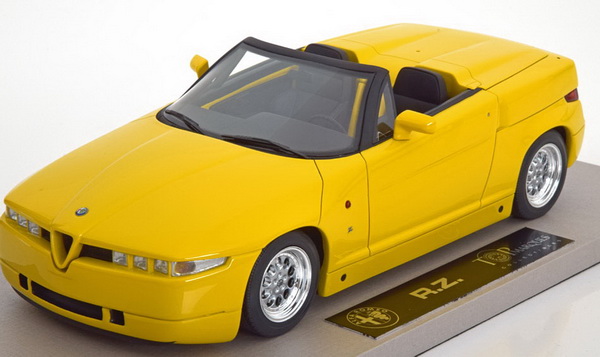 alfa romeo rz roadster 1992-1993 - yellow TOP09B Модель 1:18