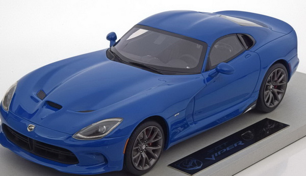 dodge viper srt coupe - blue TOP15B Модель 1:18