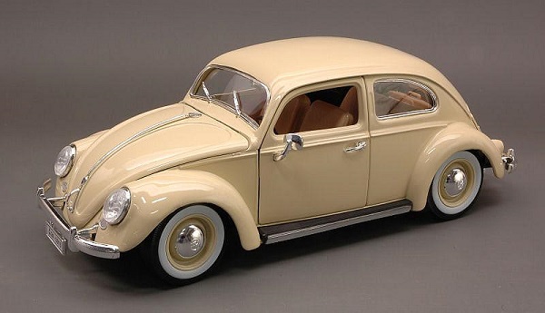 volkswagen beetle - cream 12029CR Модель 1:18