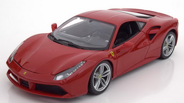 Модель 1:18 Ferrari 488 GTB - red