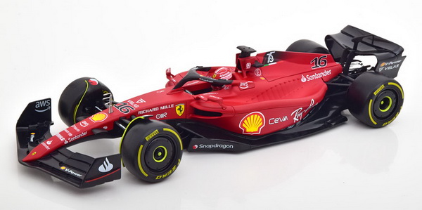 Модель 1:18 Ferrari F1-75 №16 Medium Tyres (Leclerc)