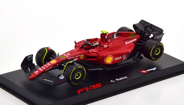 Модель 1:43 Ferrari F1-75 №55 (Carlos Sainz Jr.)