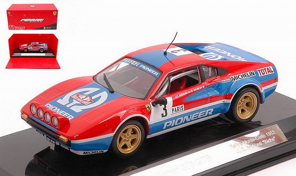 Модель 1:43 Ferrari 308 GTB №3 «Pioneer» Rallye Monte-Carlo (Andruet - Biche) (Night Version)