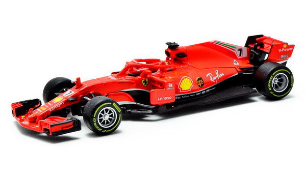Модель 1:43 Ferrari SF71H №7 (Kimi Raikkonen)