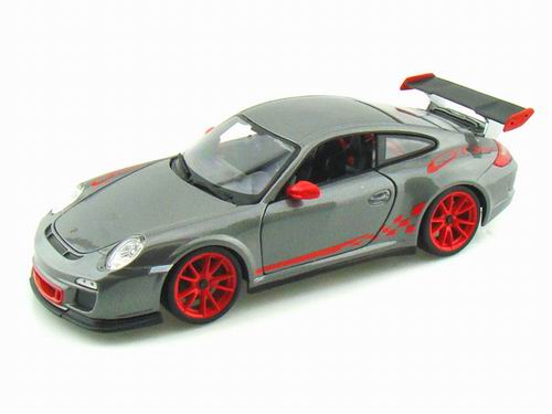 Модель 1:18 Porsche 911 (997) GT3 RS - grey/red