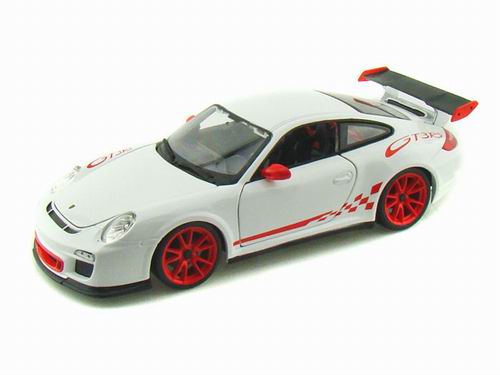 Модель 1:18 Porsche 911 (997) GT3 RS - white/red