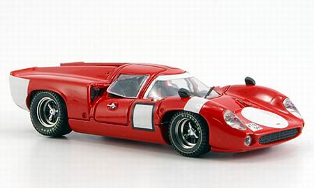 lola t70 coupe, red, strassenversion 126303 Модель 1:43