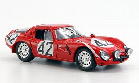 Модель 1:43 Alfa Romeo TZ2 №42 Le Mans (Carlo Zuccoli)