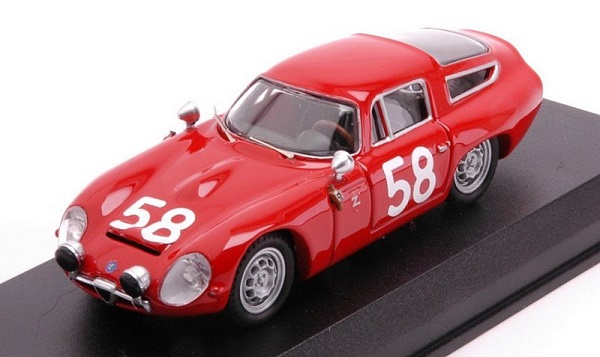 Alfa Romeo TZ1 #58 Targa Florio 1964 Bussinello - Todaro BEST9067-2 Модель 1:43