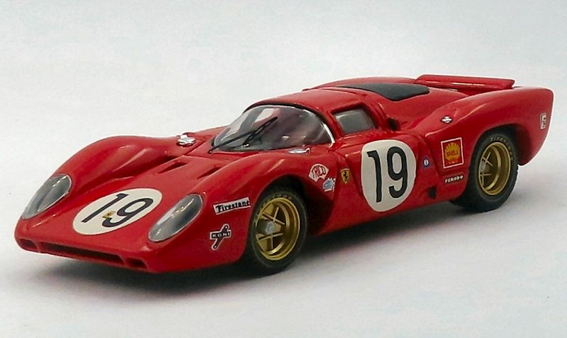 Модель 1:43 Ferrari 312P Coupe #19 Le Mans 1969 Amon - Schetty