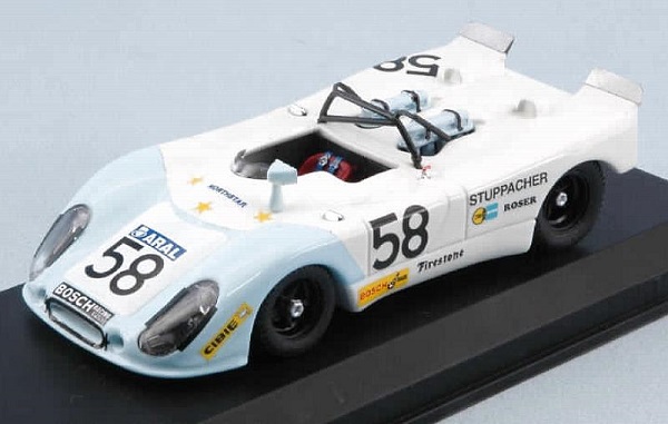 Porsche 908/02 #58 Le Mans 1972 Roser - Stuppacher BEST9257-2 Модель 1:43