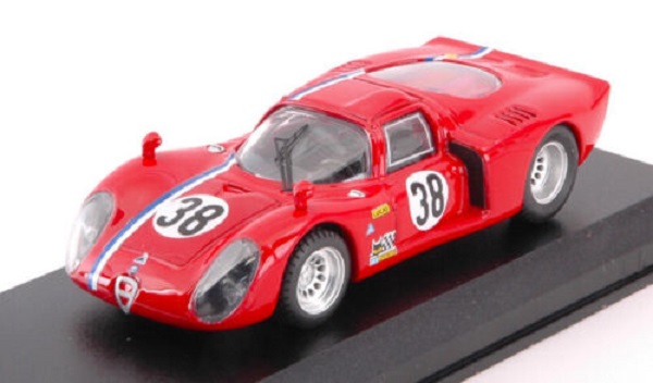Модель 1:43 Alfa Romeo 33.2 Coupe #38 Test Le Mans 1968 Gosselin - Trosch