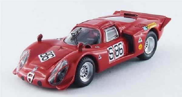 Модель 1:43 Alfa Romeo 33.2 Coupe #86 Nurburgring 1969 Vaccarella - De Adamich