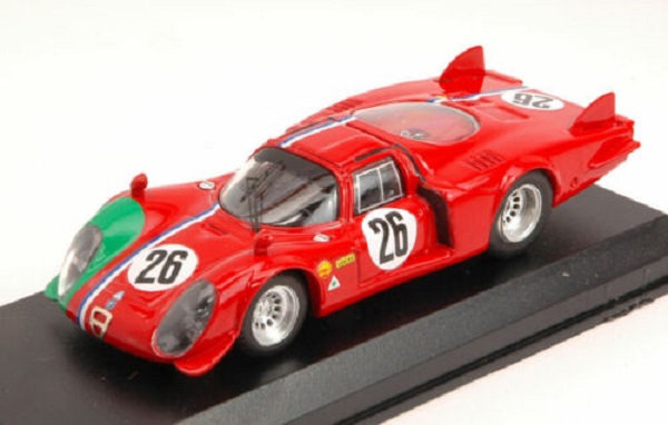 Модель 1:43 Alfa Romeo 33.2 LM #26 1000Km Monza 1968 Gosselin - Trosch