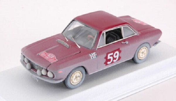 Lancia Fulvia Coupe HF #59 Rally Monte Carlo 1966 Cella - Lombardini BEST9739 Модель 1:43