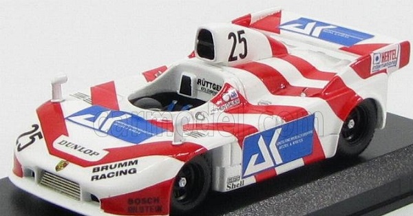 PORSCHE 908/03 Turbo Gr.6 Brunn Racing N 25 Drm Norisring 1983 J.dauer, White Red Blue BEST9574 Модель 1:43
