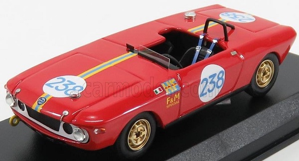 Модель 1:43 LANCIA Fulvia Spider Special Hf №238 Targa Florio (1969) Munari - Aaltonen, red