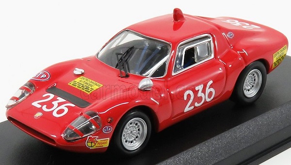 FIAT Abarth OT 1300 N236 Winner Class Targa Florio (1970) Garufi, Red BEST9766 Модель 1:43