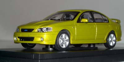 ford ba falcon xr8 sedan `acid rush` - yellow met B430701E Модель 1:43
