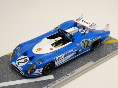 Модель 1:43 Matra-Simca MS 670 №12 Le Mans (Jean-Pierre Beltoise - Chris Amon)