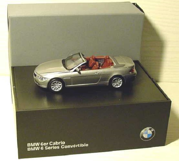 Модель 1:43 BMW 6er Cabrio 2004 grey